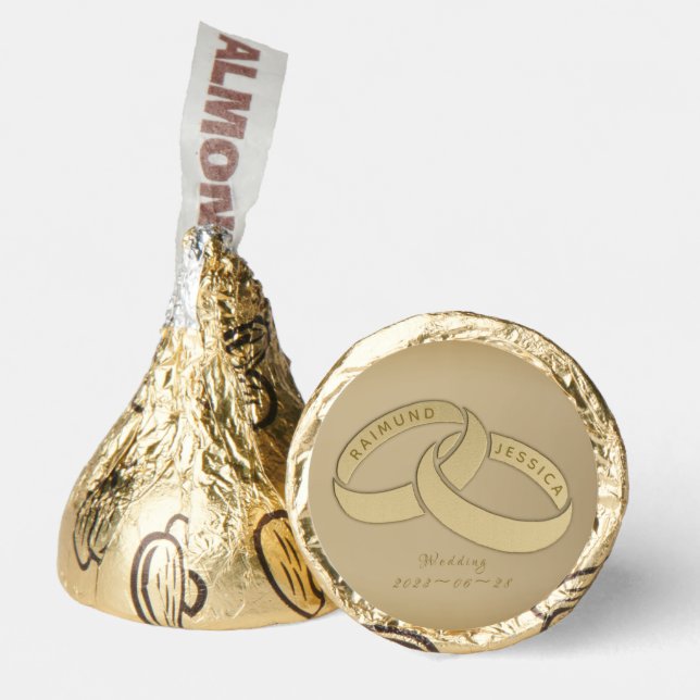 Wedding Band Hershey's Candy Favors (Front)