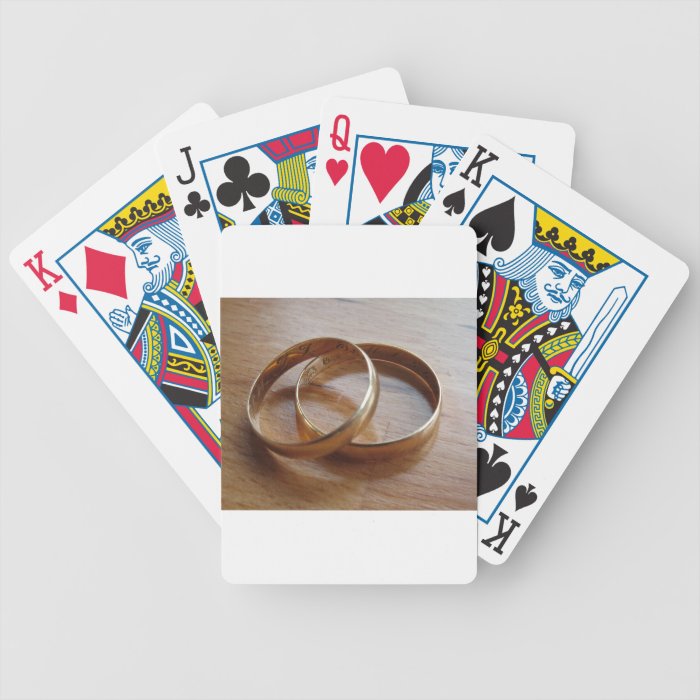 Wedding Bands Bicycle Poker Deck