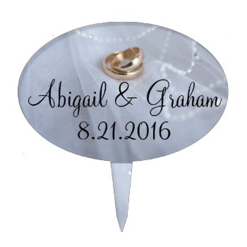 Wedding Bands Cake Topper by WeddingButler at Zazzle