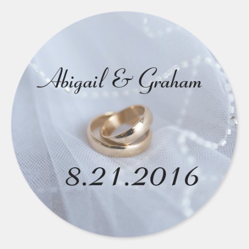 Wedding Bands Invitation Seal