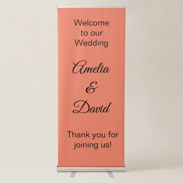 Wedding banner (Front)