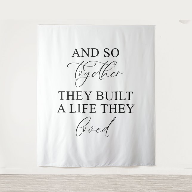 Wedding Banner Backdrop (Front)