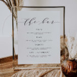 Wedding Bar Menu Drink Sign Reception Decor S105<br><div class="desc">Our drink menu bar sign is perfect to add to a frame to display at the bar to let your guests choose which drinks to order at your event. This item is part of our Sterling Wedding Collection S105,  please search our store for matching items.</div>