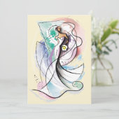 Wedding beautiful bride vector art (Standing Front)