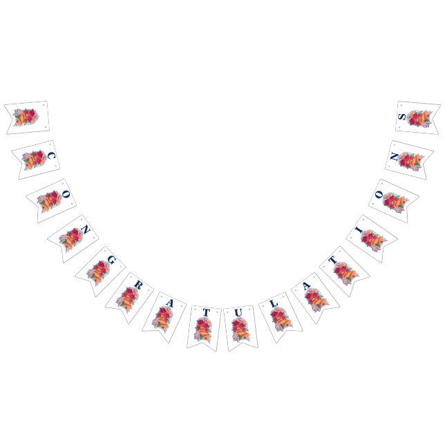 Wedding Bell `Congratulations' Bunting Banner (All)