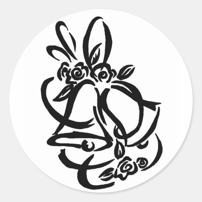 Wedding Bell Stickers (Front)