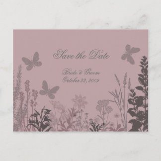 Wedding Belle Save the Date Postcard
