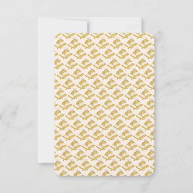 Wedding Bells (blank on reverse side) Invitation (Front)