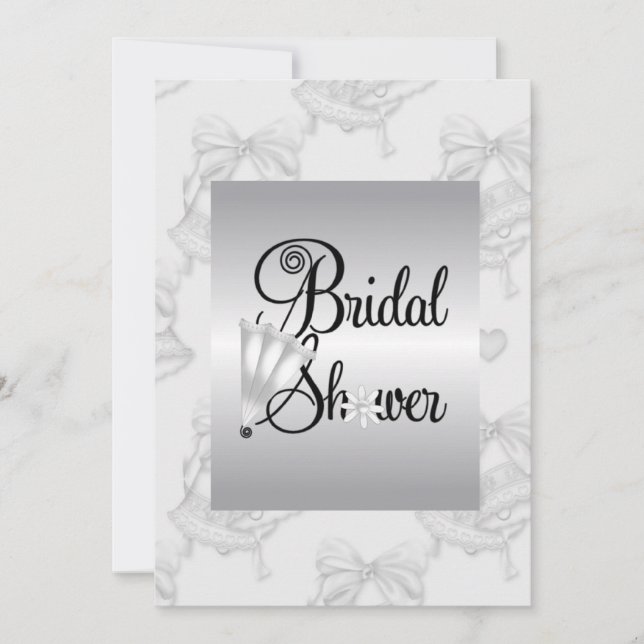 Wedding Bells Bridal Shower Invitations (Front)