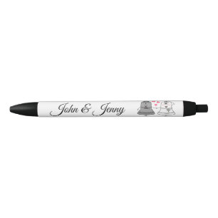 Wedding Bells Custom Wedding Favor Gift Pen