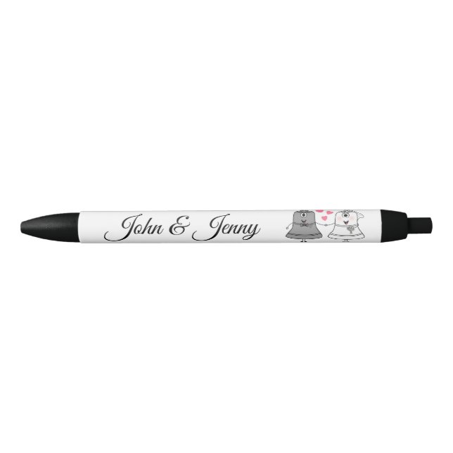 Wedding Bells Custom Wedding Favor Gift Pen (Front)