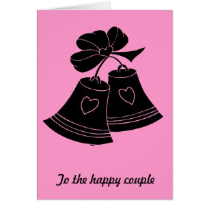 Wedding bells, fuschia cards