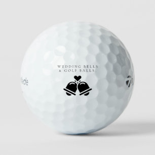 'Wedding Bells & Golf Balls' Wedding Favor Gift  Balls