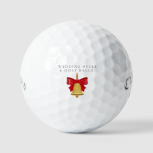 'Wedding Bells & Golf Balls' Wedding Favor Gift Balls