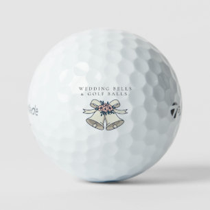 'Wedding Bells & Golf Balls' Wedding Favor Gift Balls