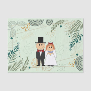 Wedding bells tissue paper