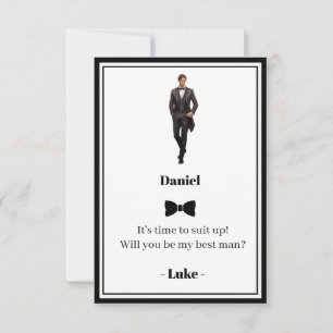 Wedding Best Man Invitation
