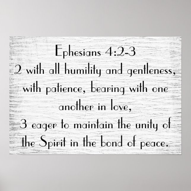 Wedding bible verse encouragement Poster (Front)