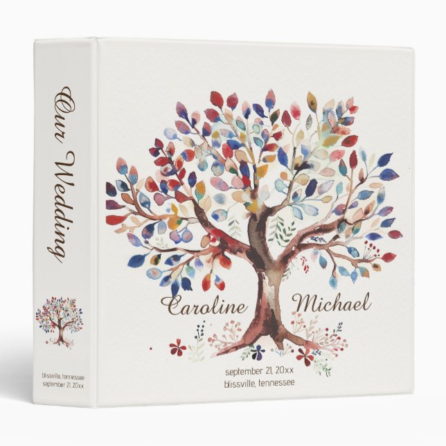 Wedding Binder Family Tree (Front/Spine)