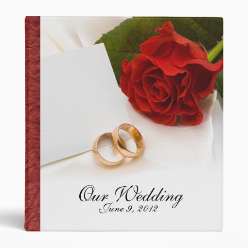 Wedding binders Zazzle