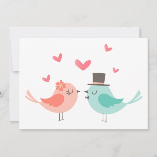 Wedding Birds Save The Date