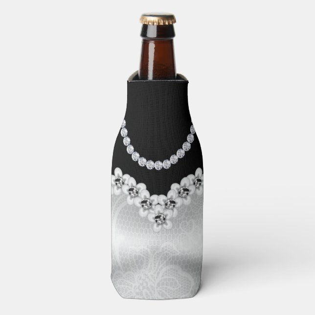 Wedding - Black Tie Affair - Bottle Cooler (Bottle Front)