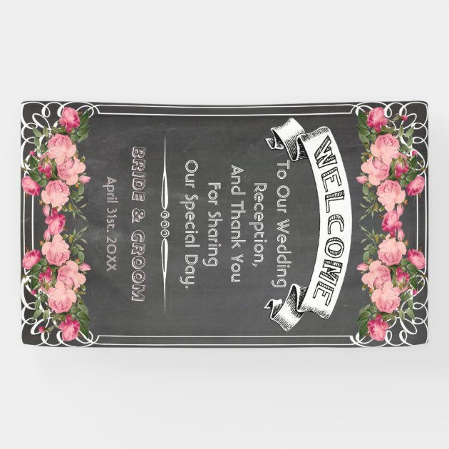 Wedding Blackboard Banner,chalkboard Wedding Sign