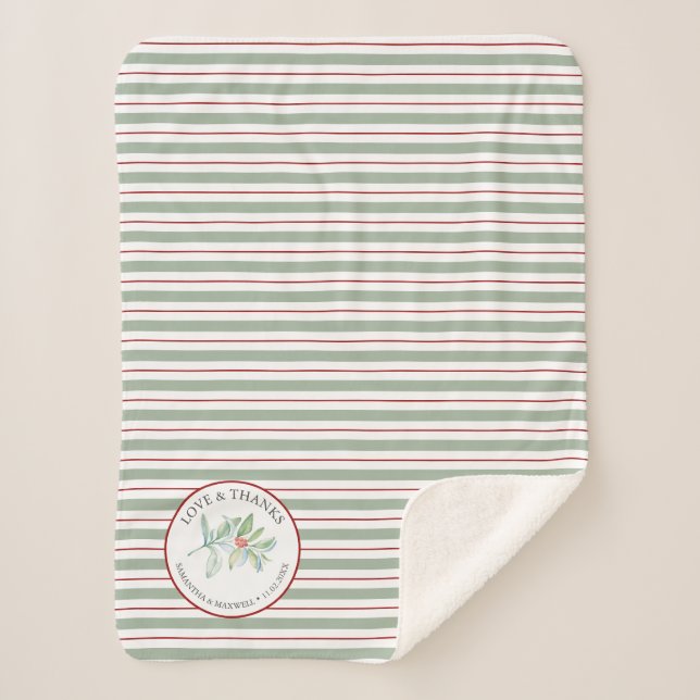 Wedding Blankets for Guest Winter Weddings Favors (Front)