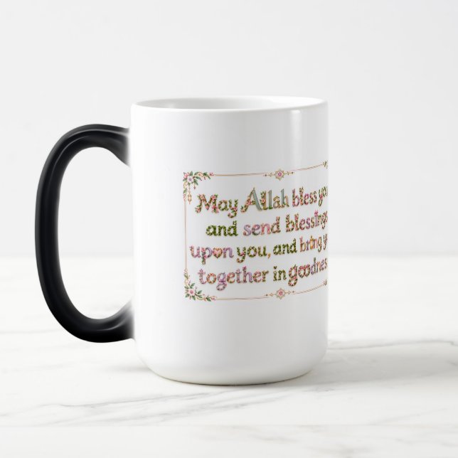 Wedding blessing color morph mug  (Left)