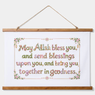 Wedding Blessings Hanging Tapestry
