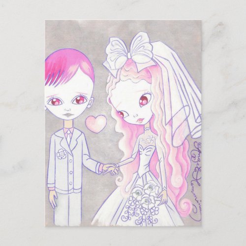 Wedding Bliss Postcard