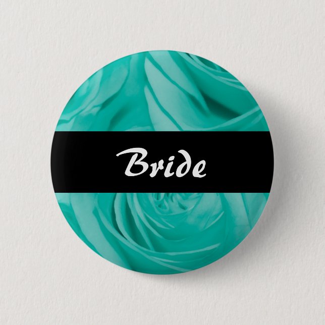 Wedding blue buttons & badges - customize (Front)
