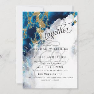 WEDDING   Blue Sapphire Watercolor BarefootBride™