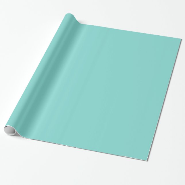 Wedding Blue wrapping paper (Unrolled)