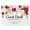 Wedding Blush Burgundy Flower  Watercolor 