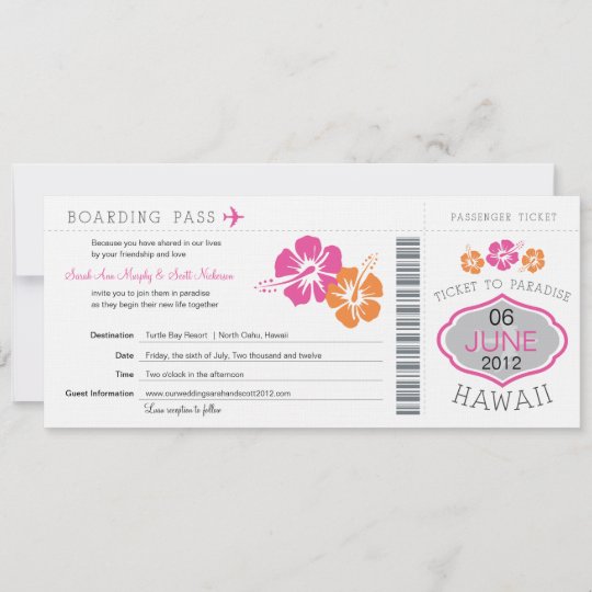 Hawaii Boarding Pass | My XXX Hot Girl