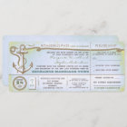 wedding boarding pass-vintage tickets with RSVP