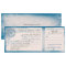 wedding boarding pass-vintage tickets with RSVP