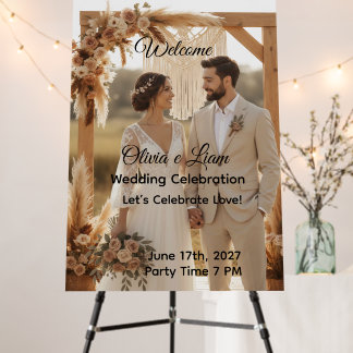 Wedding bohoFoam Boards