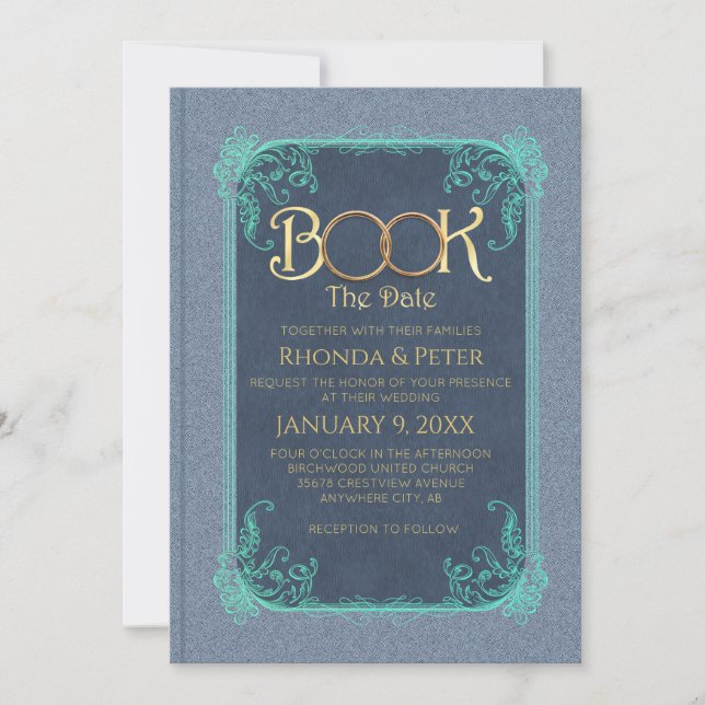 Wedding-Book The Date Invitation (Front)