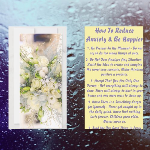 Wedding Bouquet and How to Reduce Stress