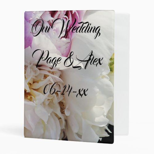 Wedding Bouquet Blossom Romantic Destinys Destiny Mini Binder