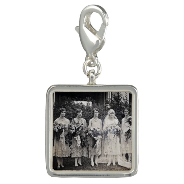 Wedding bouquet charm | add your photo (Front)