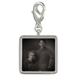 Wedding bouquet charm | memorial photo charm
