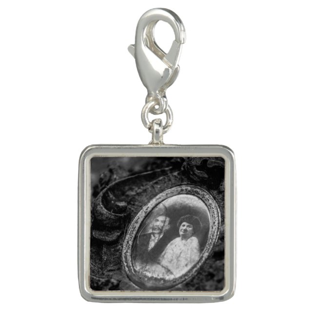 Wedding bouquet charm | photo of your loved one (Front)