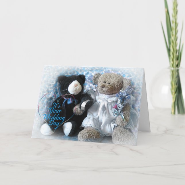 Wedding Bouquet from Bear Card (Front)