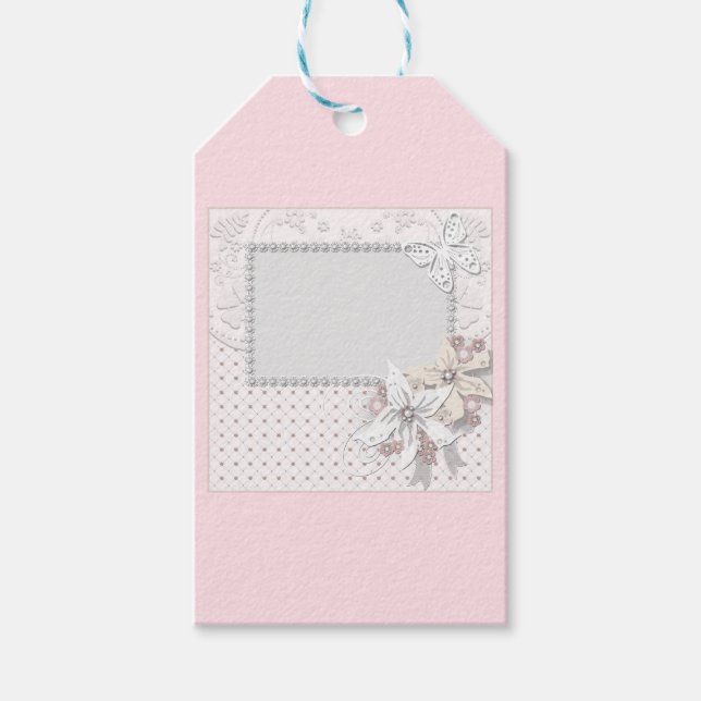 Wedding bouquet gift tags (Front)