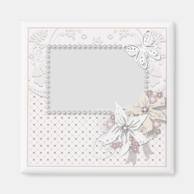 Wedding bouquet magnet (Front)