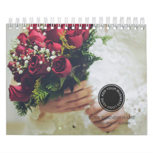 Wedding Bouquets & Flowers 2025 Business Calendar