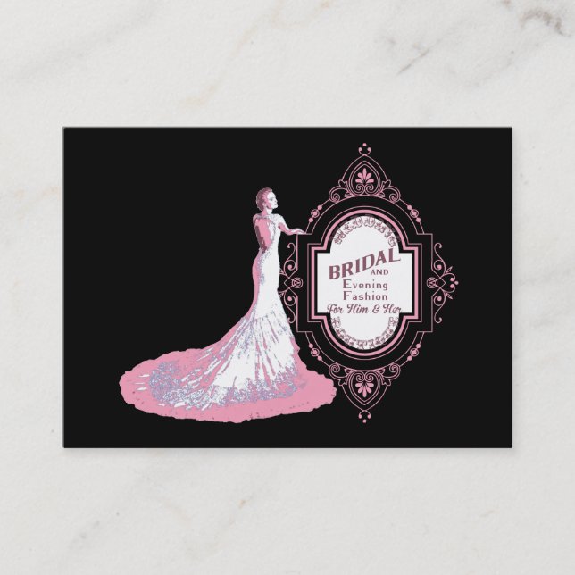 WEDDING BOUTIQUE ~ Business Card (Front)